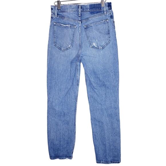 ABERCROMBIE & FITCH The 90's Straight Ultra High Rise Jeans Women's Size 27 - Picture 6 of 10